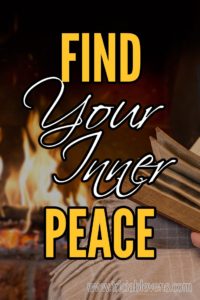 Find Your Inner Peace With Image - Person Reading a Book in Front of a Fire